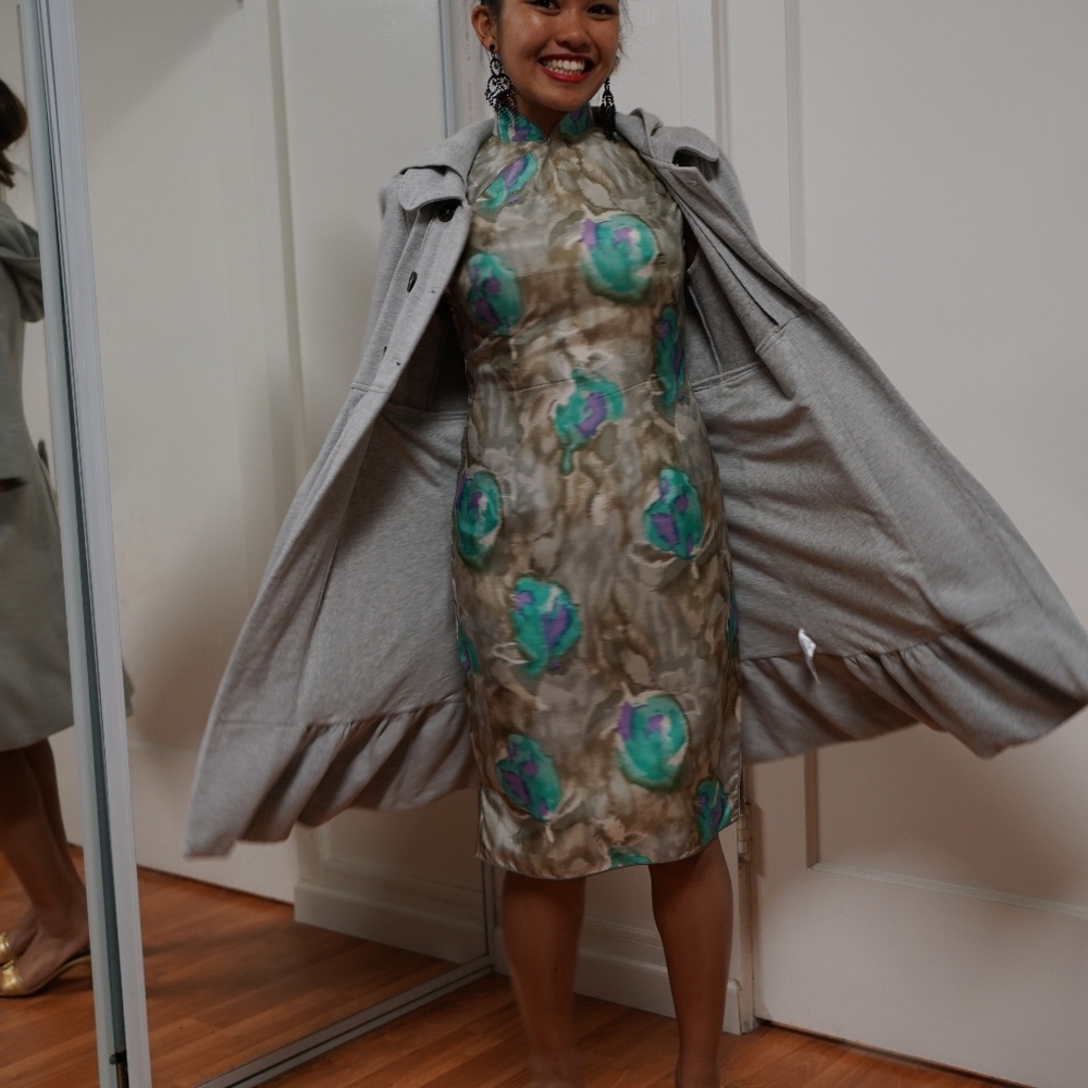 Juicy Couture Grey Trench Coat - Picture 3 of 6